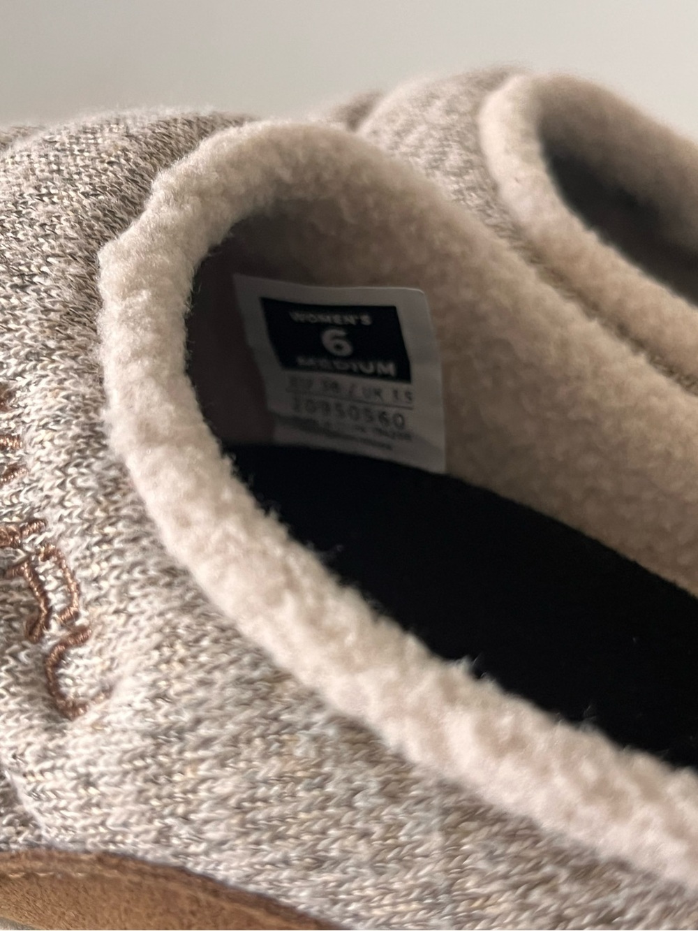 KURU Draft 2 Recovery Mule Slippers Women's Size 6 Medium NWOB Oatmeal Heather - Picture 11 of 16